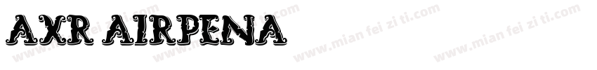 Axr airpena字体转换